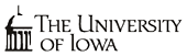 The University of Iowa nameplate
